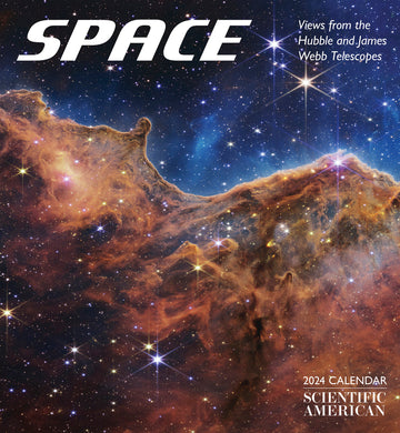 Space: Views from the Hubble and James Webb Telescopes 2024 Wall Calendar
