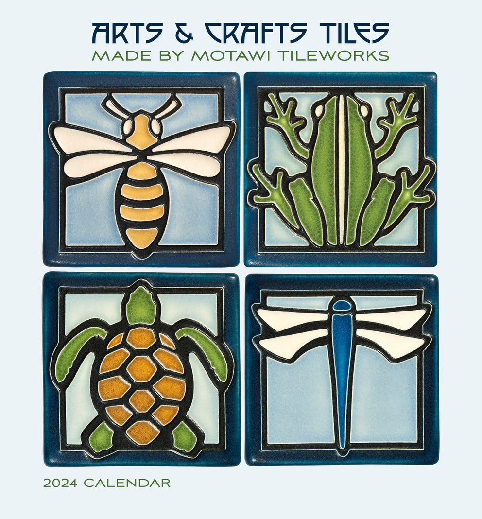 Arts & Crafts Tiles: Made by Motawi Tileworks 2024 Mini Wall Calendar